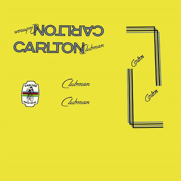 Carlton Set 750-Bicycle Decals