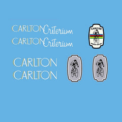 Carlton Criterium Bicycle Decals