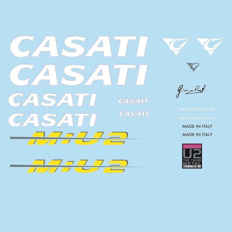 Casati MiU2 Decal Set - White