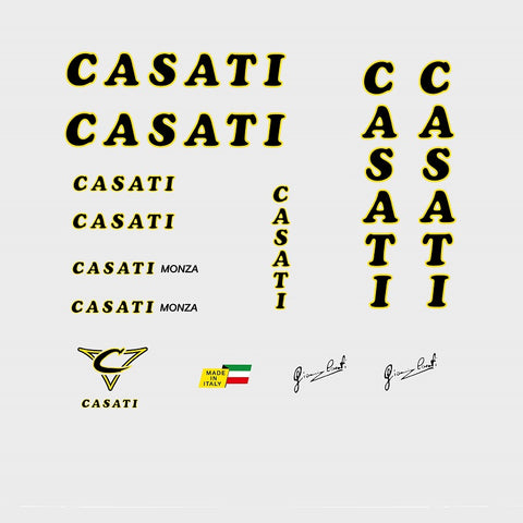 Casati Bicycle Decals / Stickers
