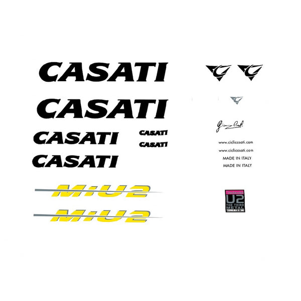 Casati Bicycle Decal Set - Back