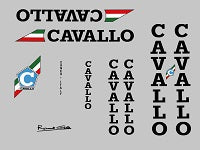 Cavallo Bicycle Decals / Stickers