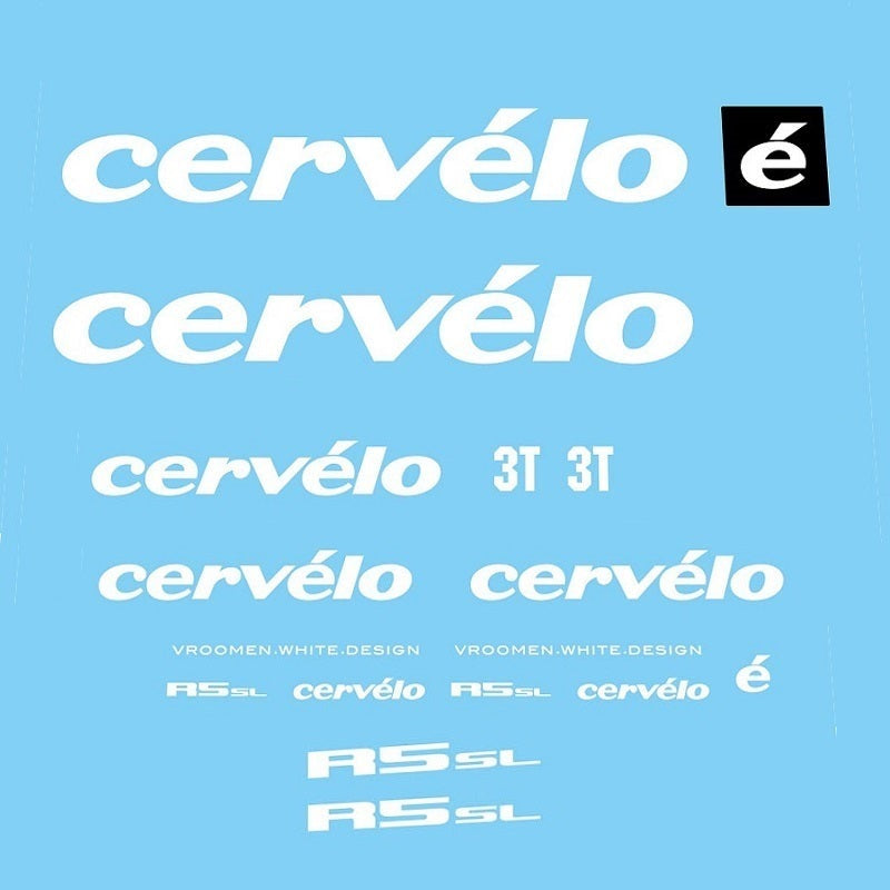 Cervelo R5SL Decals - White