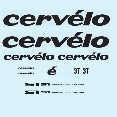 Cervelo Bicycle Decals / Stickers