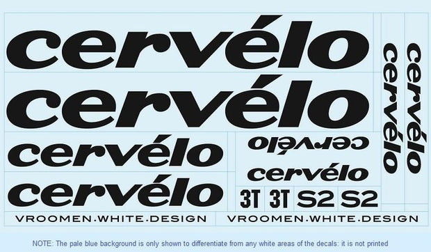 Cervelo SET 4-Bicycle Decals