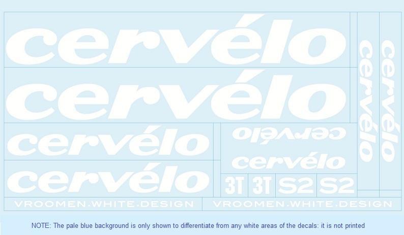 Cervelo SET 5-Bicycle Decals
