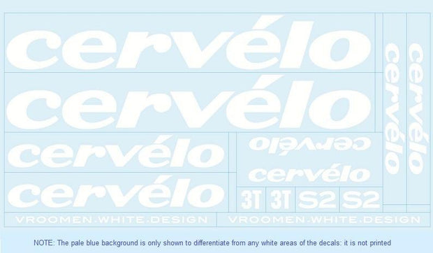 Cervelo SET 5-Bicycle Decals