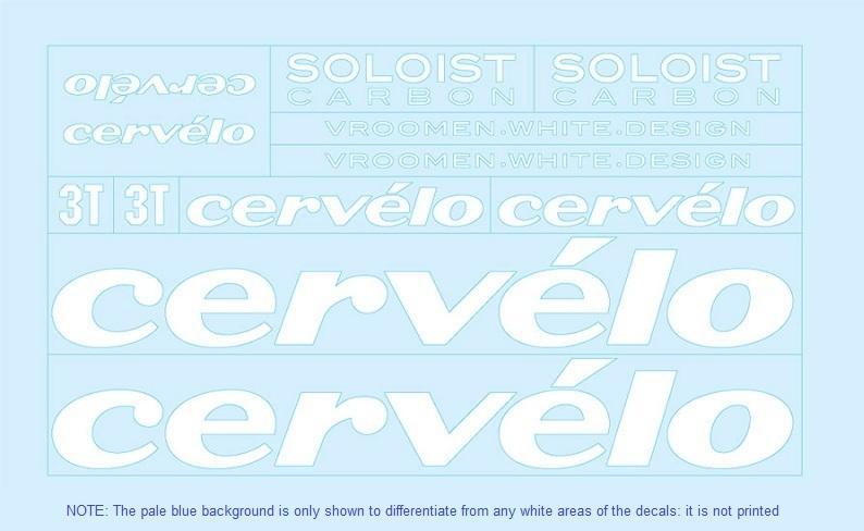Cervelo SET 7-Bicycle Decals