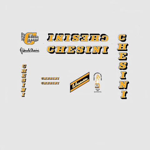 Chesini Bicycle Decals / Stickers