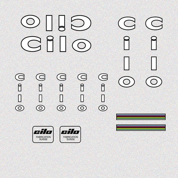 Cilo Image Cilo Bicycle Decals / Stickers