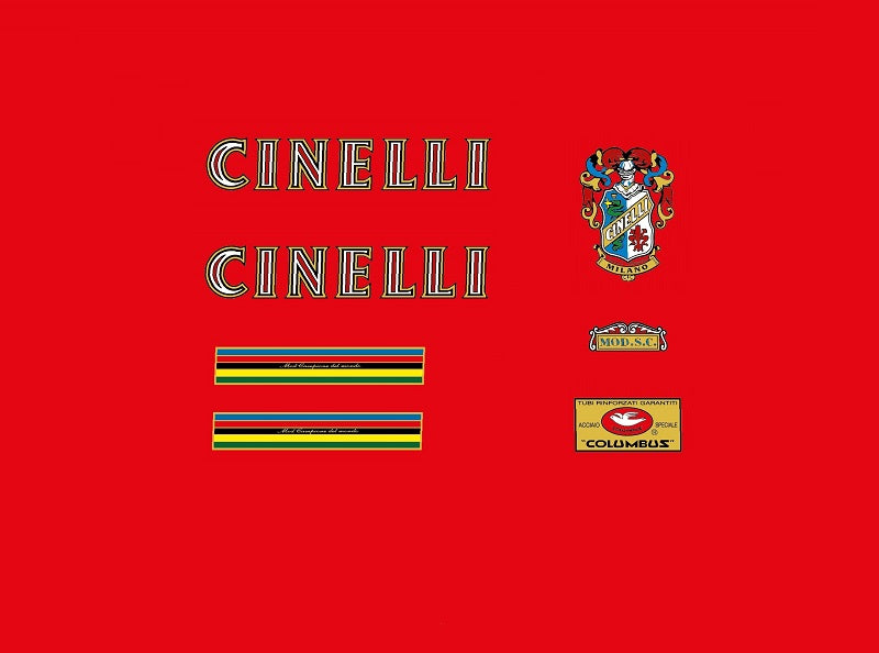 Cinelli Bicycle Decals / Stickers