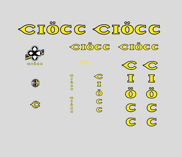 Cic Sticker Ciöcc Bicycle Decals / Stickers