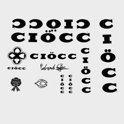 Ciöcc Bicycle Decals / Stickers