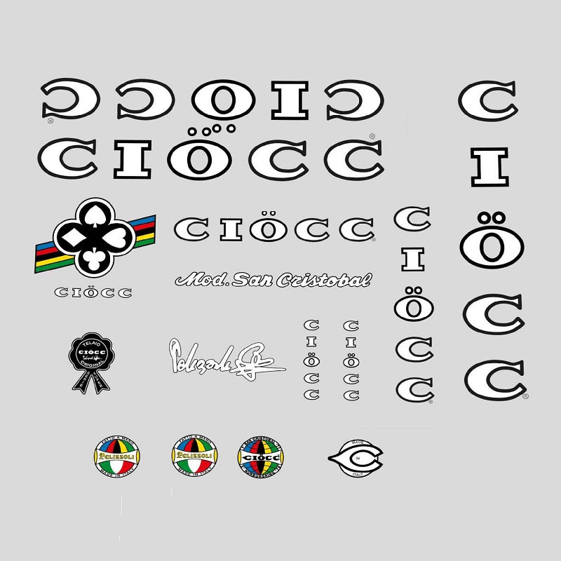 Ciocc SET 790-Bicycle Decals