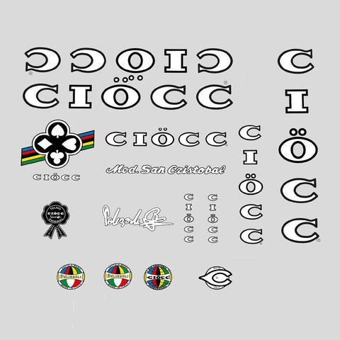 Ciöcc Bicycle Decals / Stickers