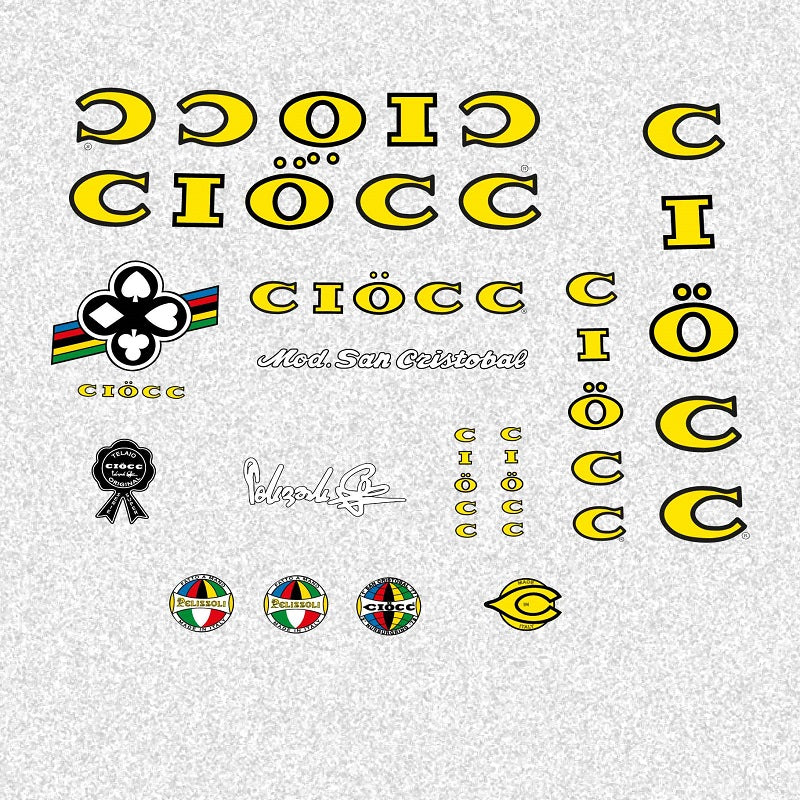 Ciocc SET 791-Bicycle Decals
