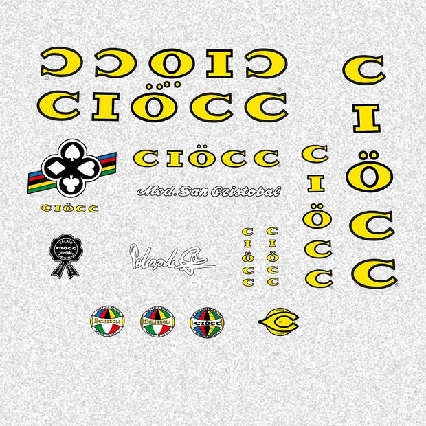 Ciocc SET 791-Bicycle Decals