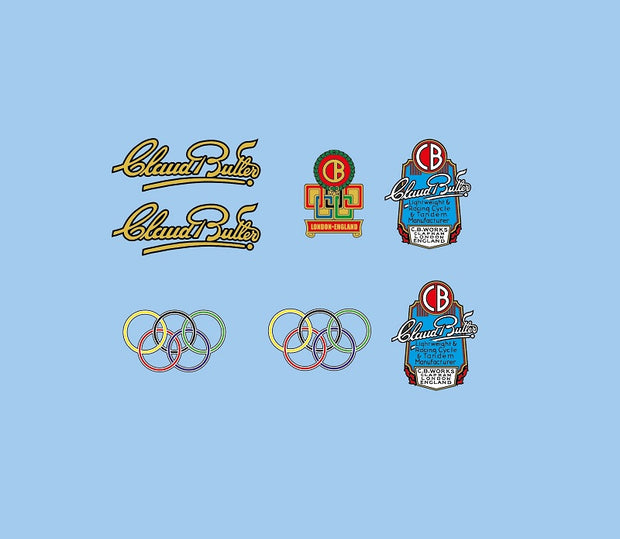 Claud Butler Set 1-Bicycle Decals