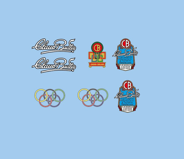Claud Butler SET 10-Bicycle Decals