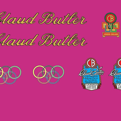 Claud Butler SET 14-Bicycle Decals