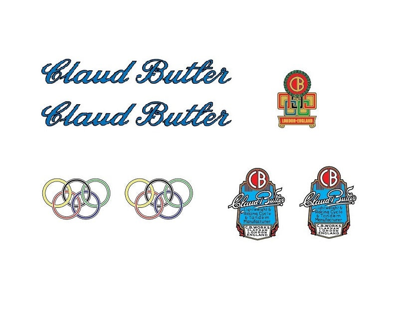 Claud Butler SET 17-Bicycle Decals