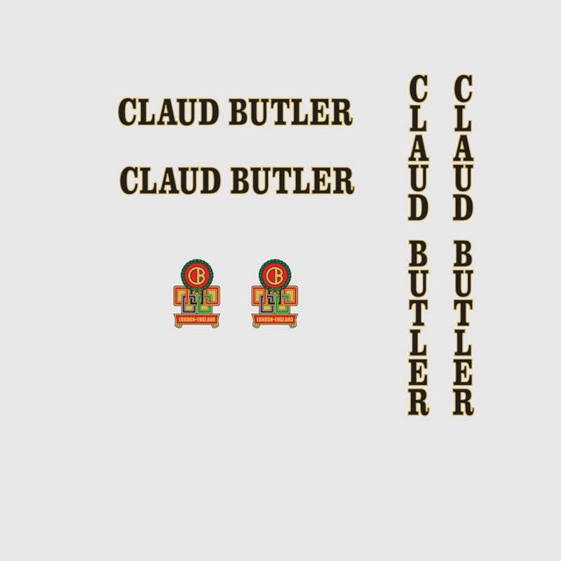 Claud Butler SET 2-Bicycle Decals