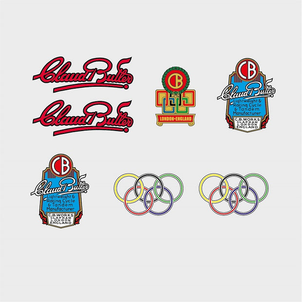Claud Butler Set 400-Bicycle Decals