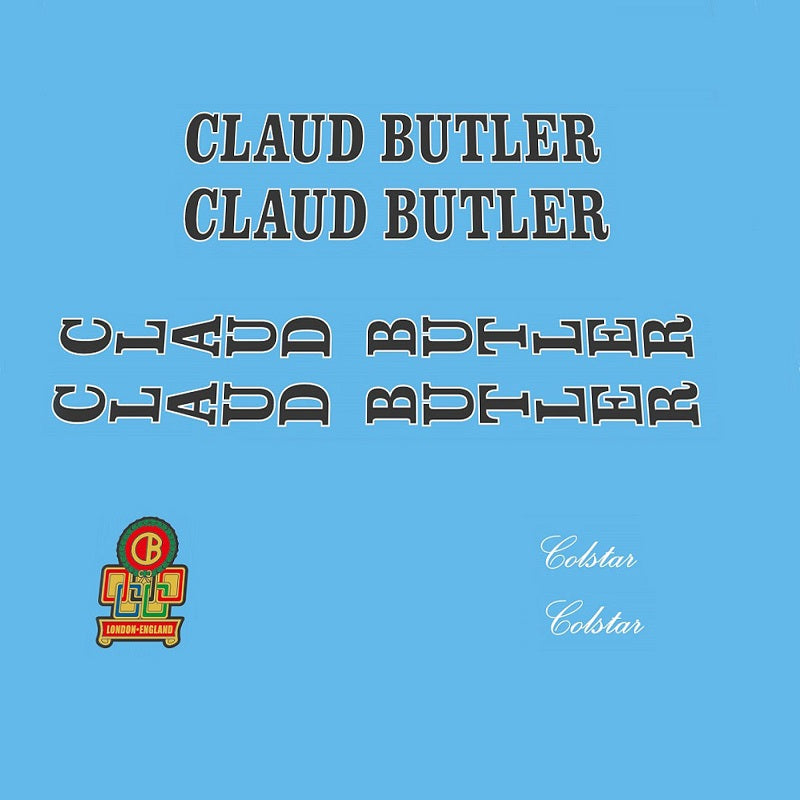 Claud Butler SET 5-Bicycle Decals