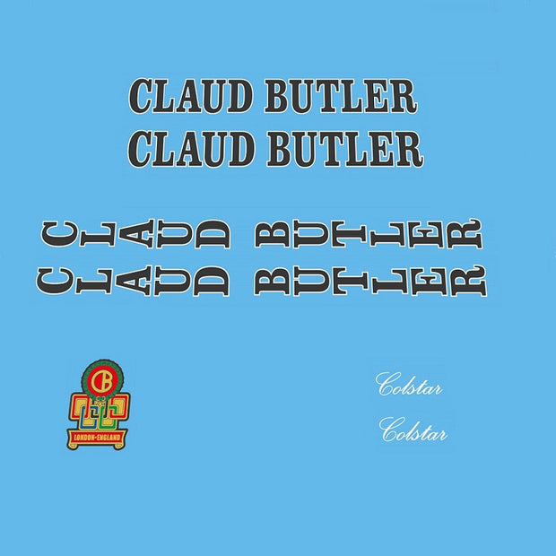 Claud Butler SET 5-Bicycle Decals