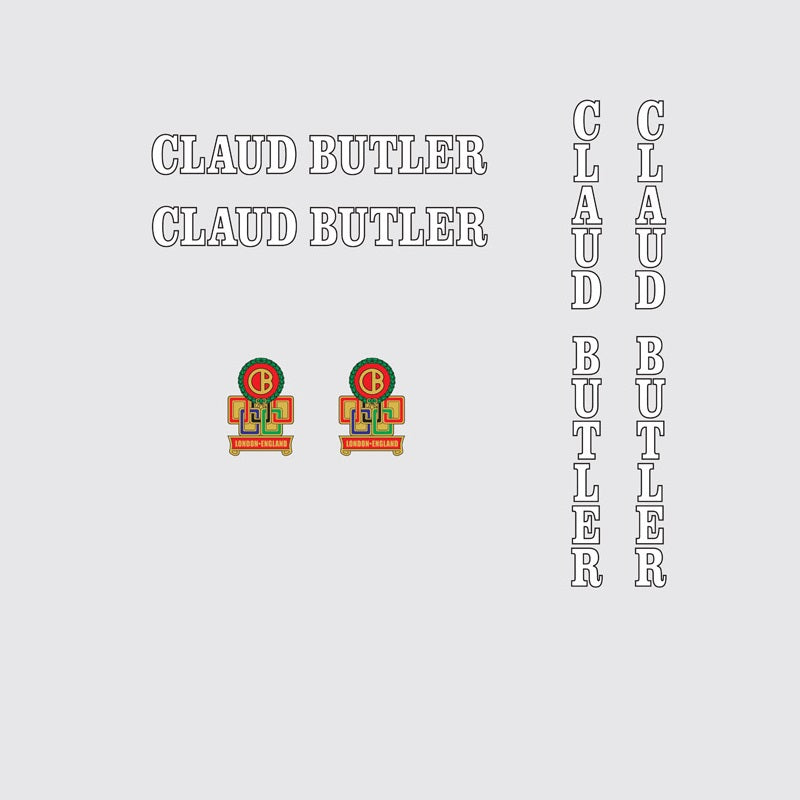 Claud Butler SET 6-Bicycle Decals