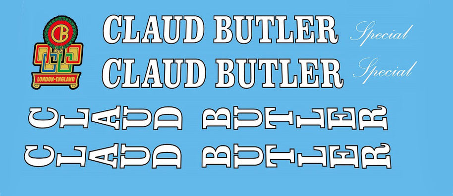 Claud Butler SET 7-Bicycle Decals
