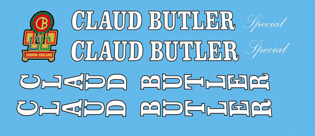 Claud Butler SET 7-Bicycle Decals