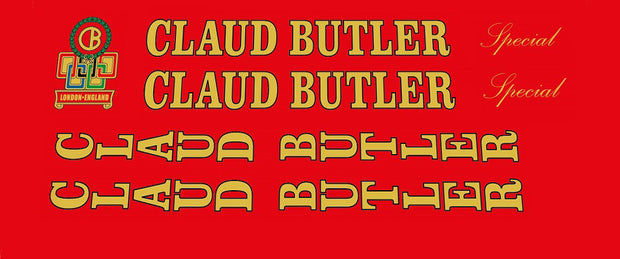 Claud Butler SET 9-Bicycle Decals