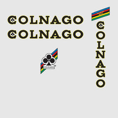 Colnago Decals - Black with Yellow Outline