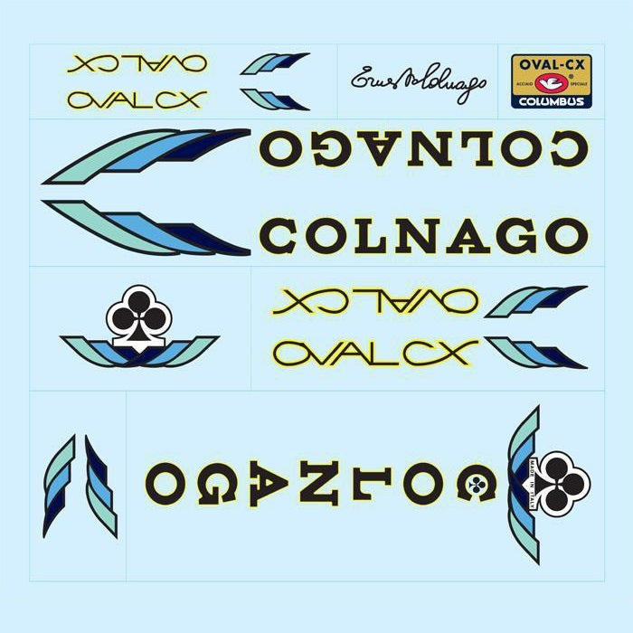 Colnago Oval CX Bicycle Decals / Stickers