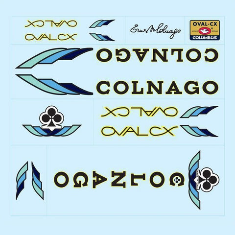 Colnago Oval CX Bicycle Decals
