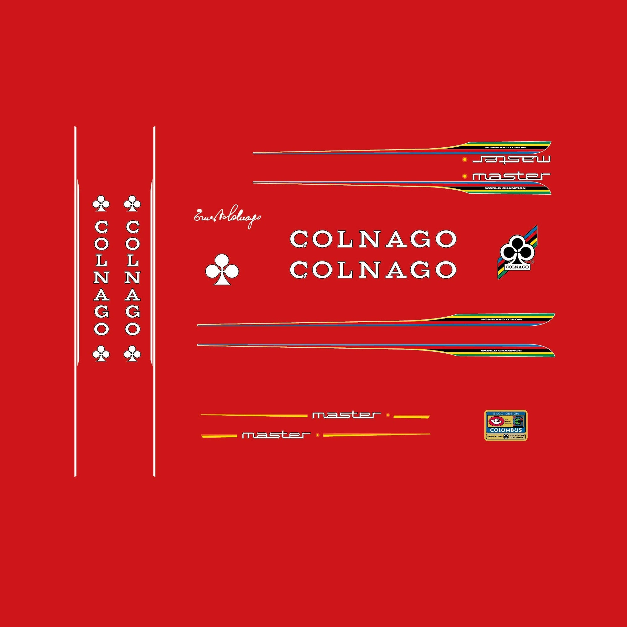 Colnago Master Decals / Stickers – Bicycle Decals