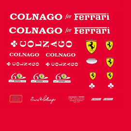 Colnago for Ferrari 60th Anniversary Bicycle Decals