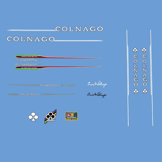 Colnago Master Bicycle Decals