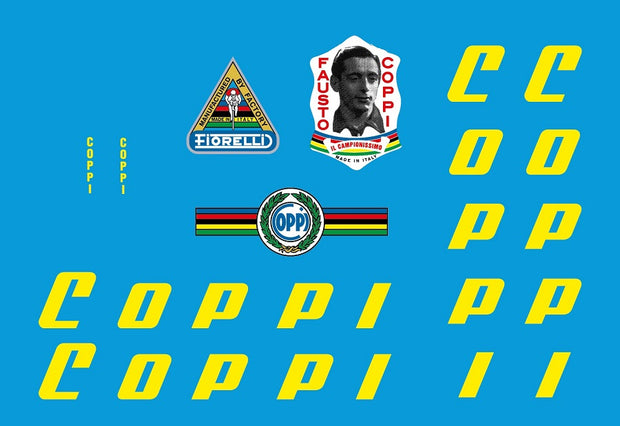 Coppi SET 10-Bicycle Decals