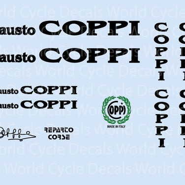Coppi SET 11-Bicycle Decals