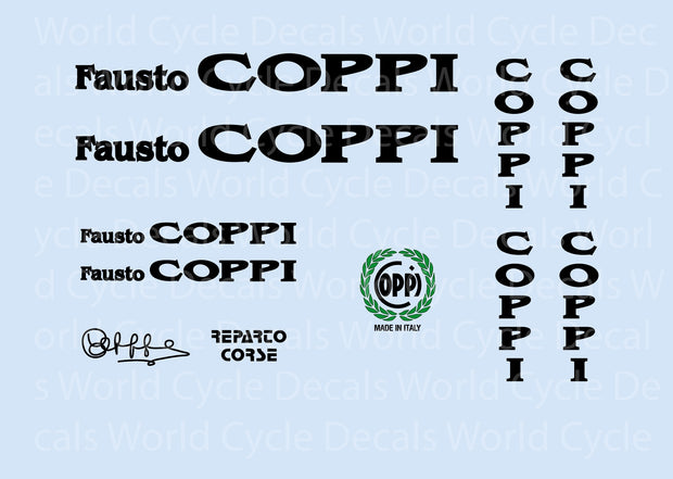 Coppi SET 11-Bicycle Decals