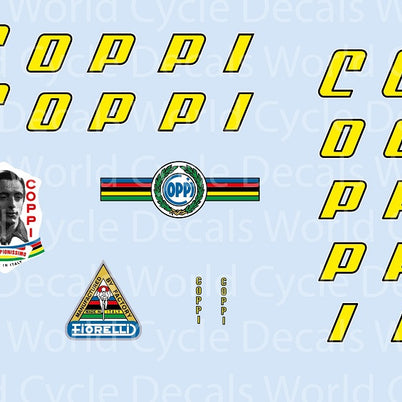 Coppi SET 12-Bicycle Decals