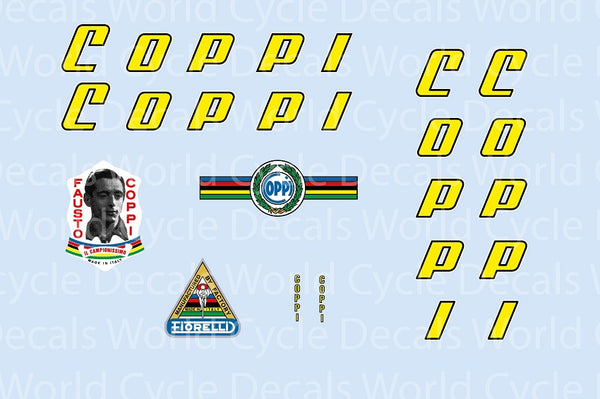 Coppi SET 12-Bicycle Decals