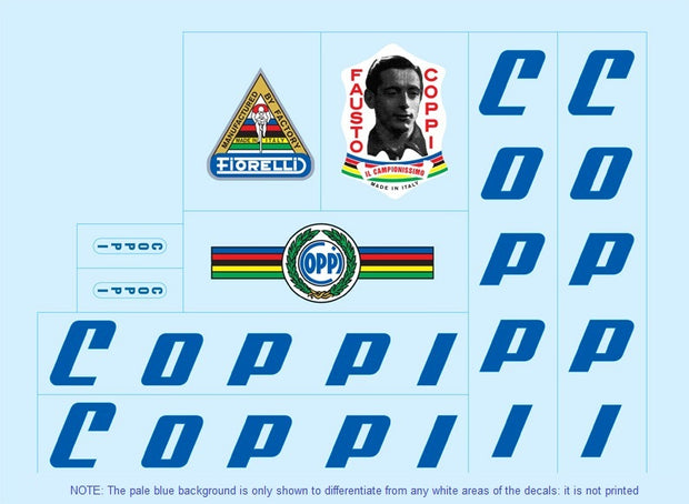 Coppi SET 2-Bicycle Decals