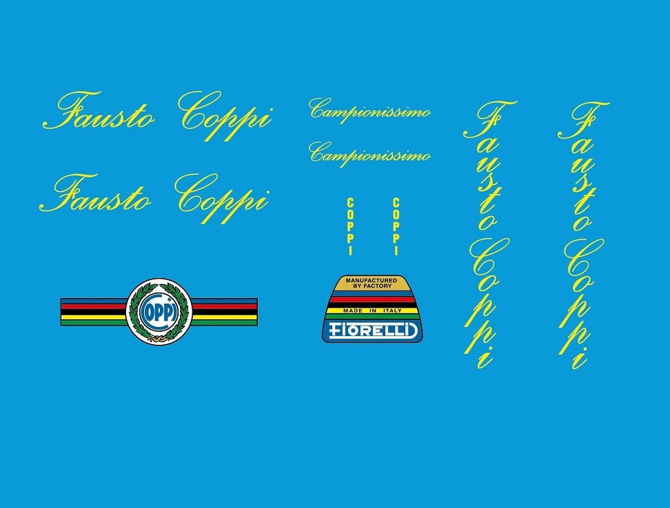 Coppi SET 3-Bicycle Decals