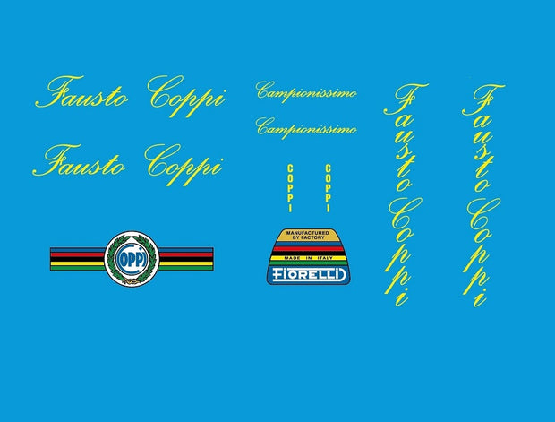 Coppi SET 3-Bicycle Decals