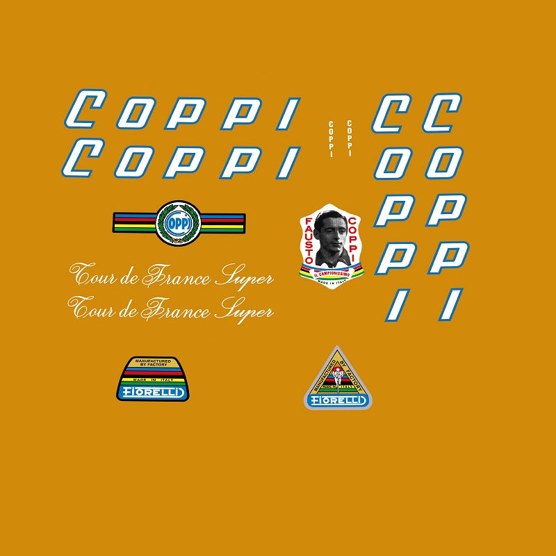 Coppi SET 43-Bicycle Decals