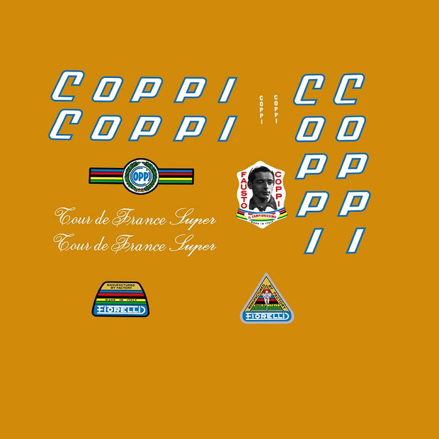 Coppi SET 43-Bicycle Decals