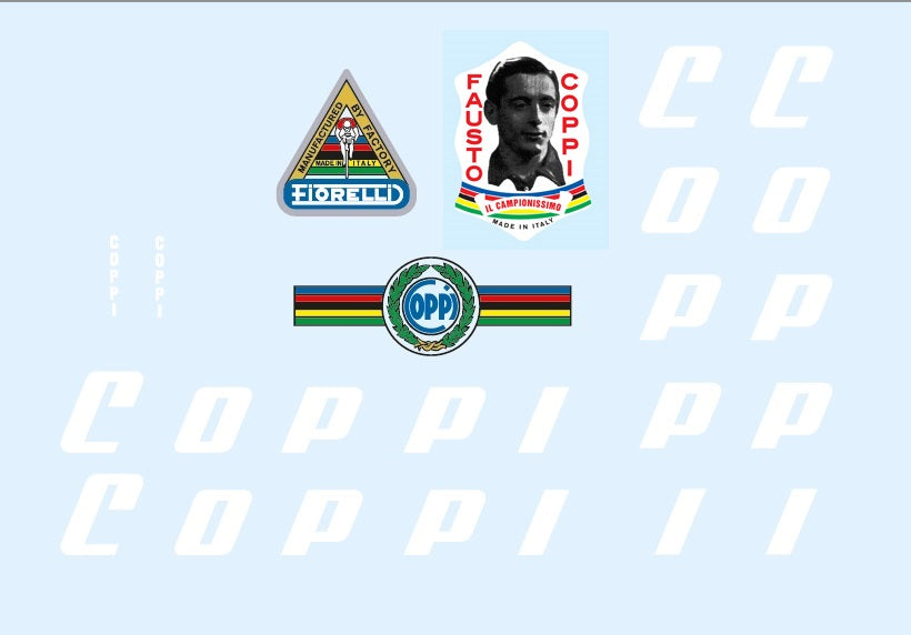 Coppi SET 5-Bicycle Decals